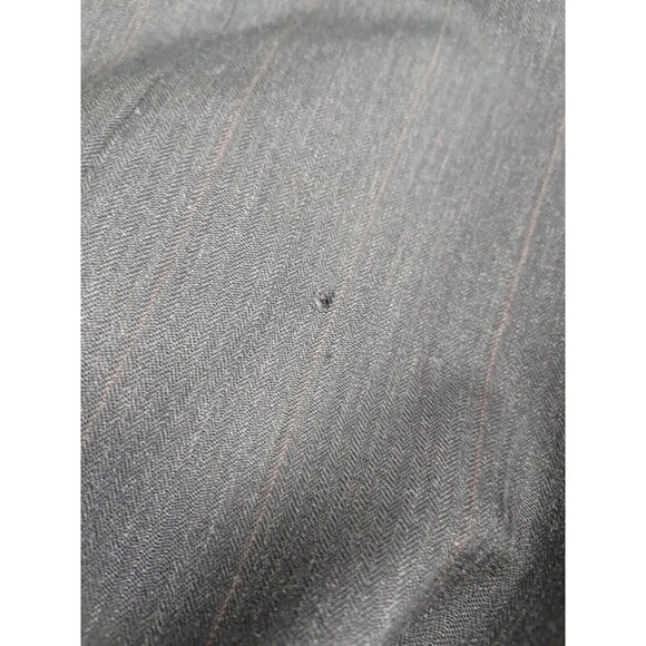 Albert Nipon Men's Black Charcoal 100% Wool Blazer Jacket Sz 48L - Picture 5 of 6